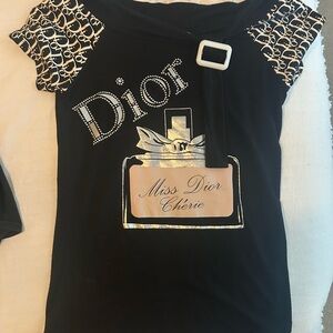 Dior Black Graphic T-Shirt